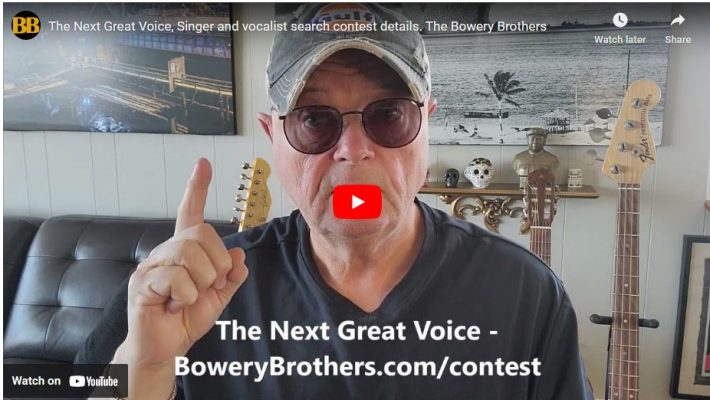 The next great voice sing contest and vocalist search.