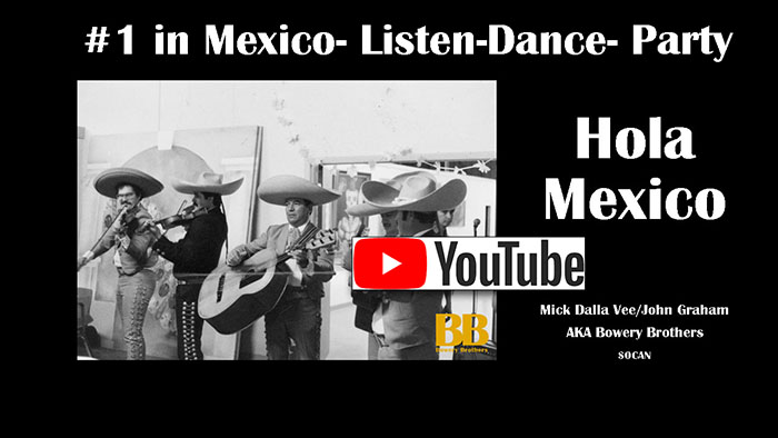 The Bowery Brothers Hola Mexico Goes Gold.